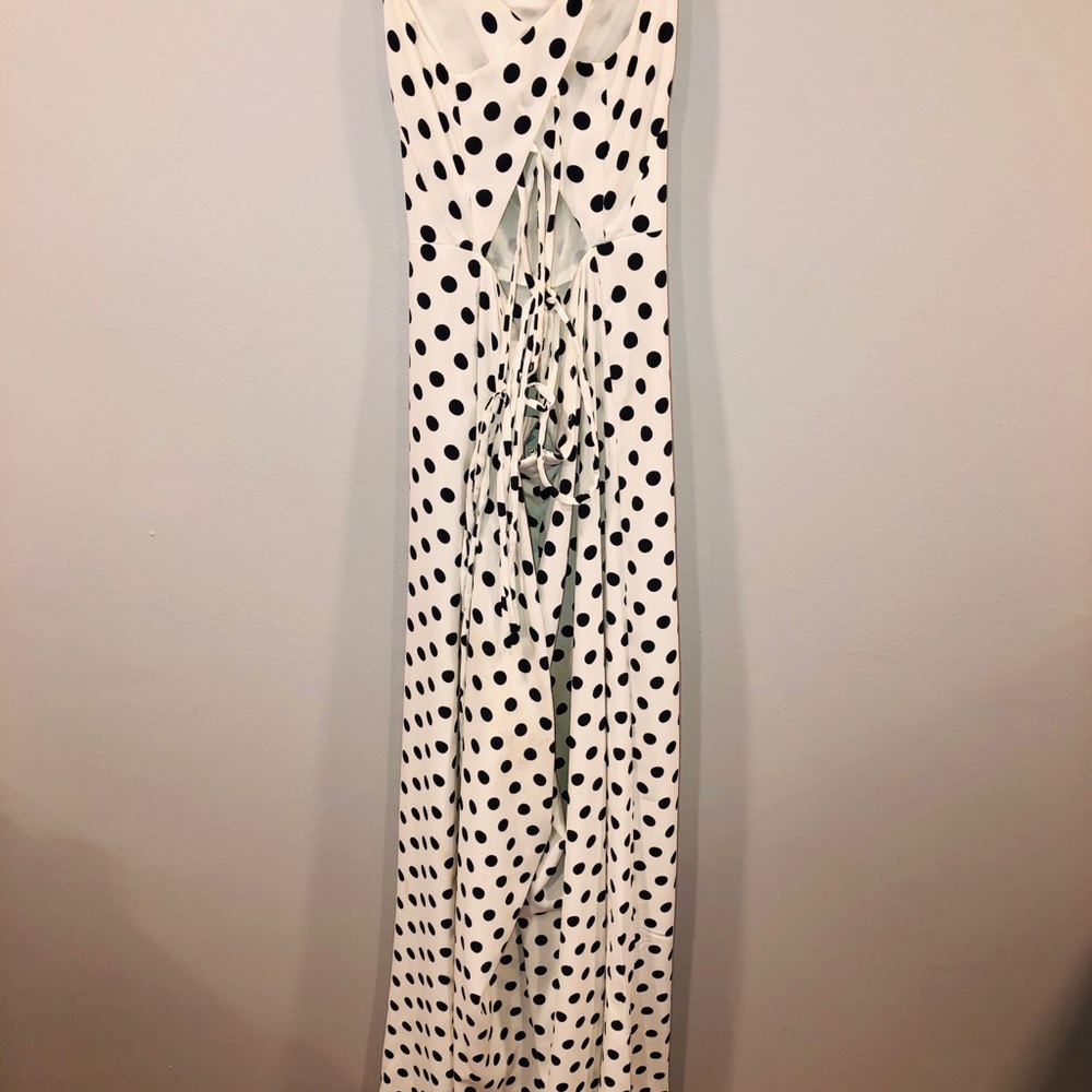Black and White Polka Dot Jumpsuit